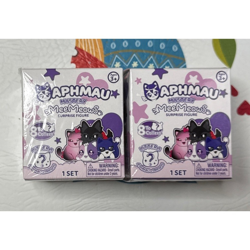 2024 APHMAU Mystery MeeMeows Litter Series 5 Surprise Cat Figure Toy Lot Of2